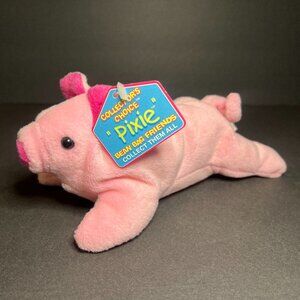 NWT Dan Dee Collector's Choice Pixie The Pink Pig Bean Bag Friends Toy 4 x 8.5"